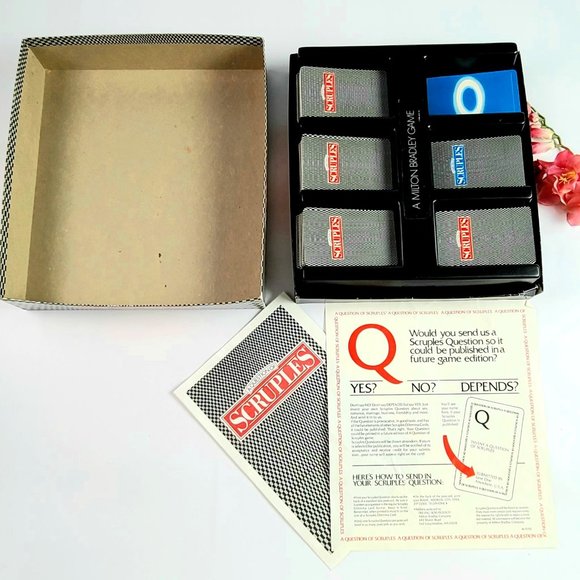 1986 - Question of Scruples Card Game- Milton Bradley - Picture 1 of 8